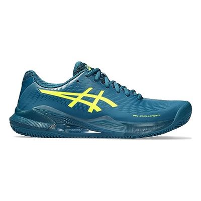 ASICS Gel-Challenger 14 Clay sneakers för män, Restful Teal Safety Yellow, 49 EU