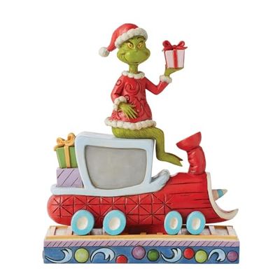 Figurka Grinch Jim Shore Grinch On Train