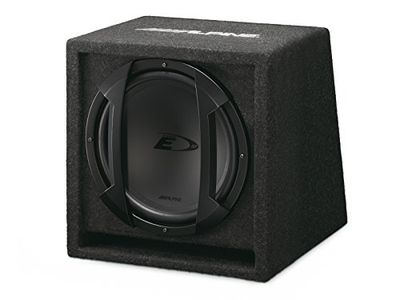 Alpine SBE-1244BR subwoofer Voiture - subwoofers pour Voiture (Passif, MDF, Kevlar, Terminal)