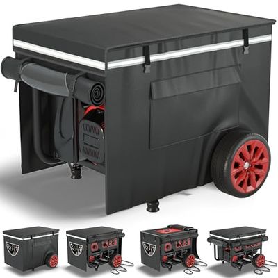 GEHENG Generatorhoezen tijdens het hardlopen, 100% waterdichte generatorhoes, gebruik voor alle weersomstandigheden, 32 "x 24" X24", Super Heavy Duty 600D waterdicht polyester zeil 100% waterdicht,