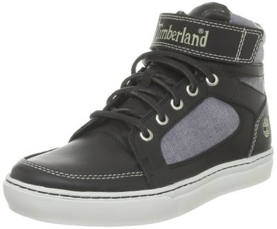 Timberland EK Cupsole H&L L/F Black 3154rm_Noir (Black) - Zapatillas de Deporte de Cuero para Hombre, Color Negro, Talla 45