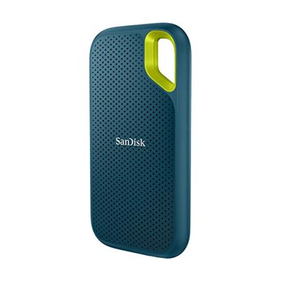 SanDisk Extreme Disque SSD Externe 2 To (Portable NVMe SSD, jusqu'à 1050 Mo/s en lecture, 1000 Mo/s en écriture, USB-C, Résistance à la poussière et à l'eau classée IP65, Mousqueton pratique)Monterey