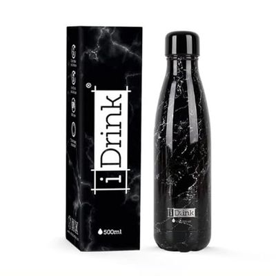 ITOTAL MARBLE BLACK THERMAL BOTTLE 500ml