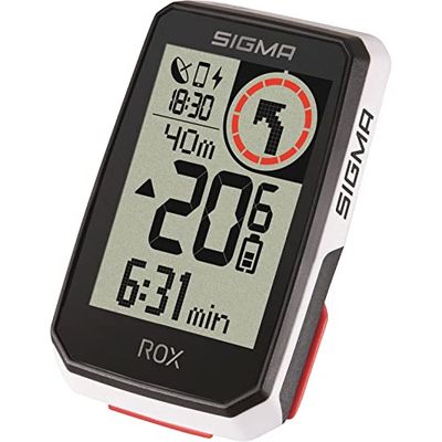 Sigma GPS Rox 2.0 White Main Mixte, Blanc, Taille Unique