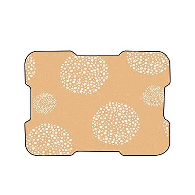 Bonamaison, Digitaal bedrukte muismat, antislip onderkant, voor kantoor en thuis, afmetingen: 22x18 cm