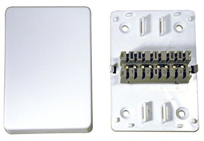Philex 32004HS 8 Way Telephone IDC Junction Box White