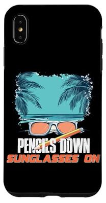 PENCILS DOWN SUNGLASSES ON Custodia per iPhone XS Max