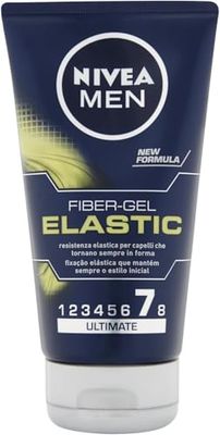 Nivea MEN Fiber Gel Elastic, Gel per Capelli, 2 Confezioni da 150 ml