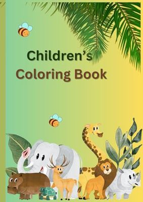 Coloring Book For Kids: Coloring Alphabets And Figures for Educational Purposes For Preschool Children Ages 3-5