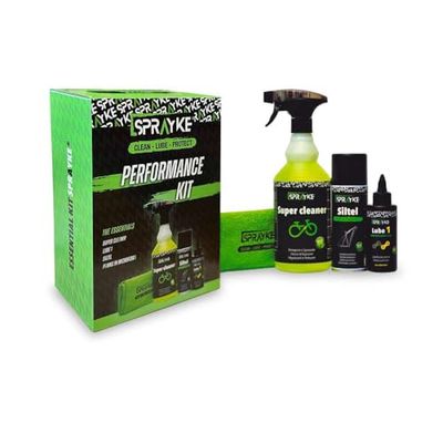 SPRAYKE KIT PERFORMANCE REINIGER/LUBE/SILTEL/PANNO