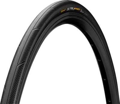Continental Ultrasport 3, Unisex volwassen fietsbanden, zwart, 700X23