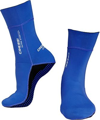 Cressi Ultra Stretch Neoprene Socks 1.5mm - Calzari per Apnea e Immersione in Neoprene Bifoderato, Unisex Adulto
