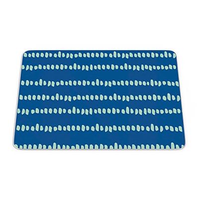 Bonamaison, Rechthoek digitaal bedrukte muismat, antislip onderkant, voor kantoor en thuis, afmetingen: 22x18 cm