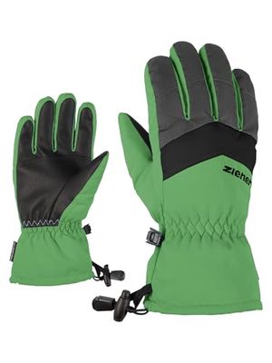 Ziener Guanti da sci per bambini, impermeabili, traspiranti, verde palla, 4,5
