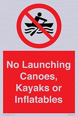 Cartello per canoe, kayak o gonfiabili, 200 x 300 mm, A4P