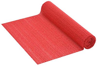 Venilia Anti-slip onderlaag Venigrip rood lademat, kofferbakmat, antislip universele mat, rood, 50 x 150 cm, 54833