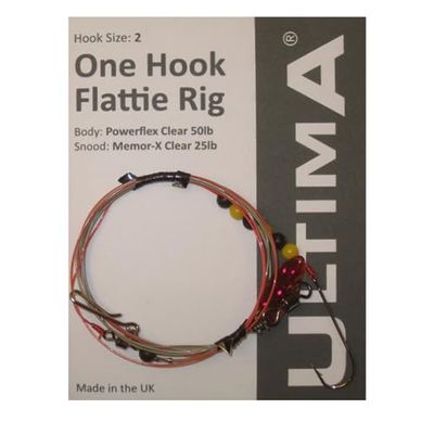 Ultima Flattie Rig - 1 haak - maat 2