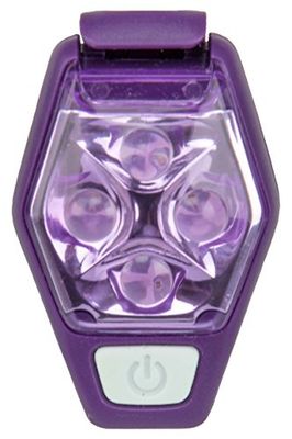 Nathan HyperBrite Strobe, Viola Imperiale Fuoco Rosso/Argento