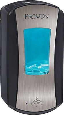 Provon Distributeur, contenance de 1200 ml, 1200, chrome/noir, 1