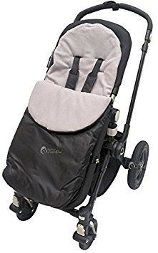 Chancelière/Cosy orteils Compatible avec Bebecar Poussette Landau Buggy Gris