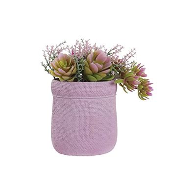 DKD Home Decor Planta Decorativa, Rosa, Estándar