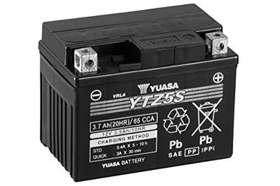 Yuasa YTZ5S (CP) bateria de alto desempenho sem manutenção