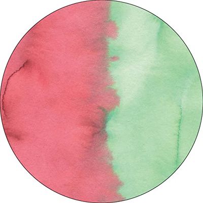 Bonateks, Round Digital Printed Mouse Pad, Non-Slip Base, for Office and Home, Diameter:22cm