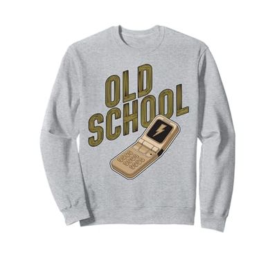 Classic Flip Phone Vintage Cellulare Cellulare Felpa