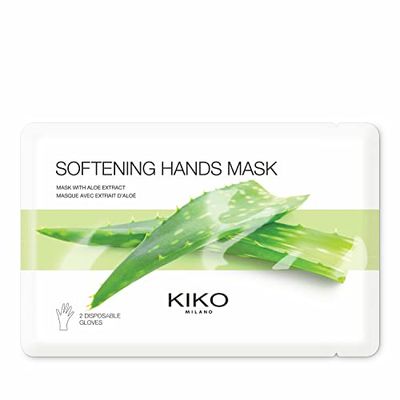 KIKO Milano Softening Hands Mask | Stoffen Maskers Voor Handen En Nagels Met Aloë-Extract