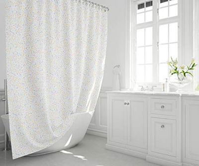 Bonamaison Digitally Printed Shower Curtain, 1 Piece 150x200 Cm - Designed And Manufactured in Turkey