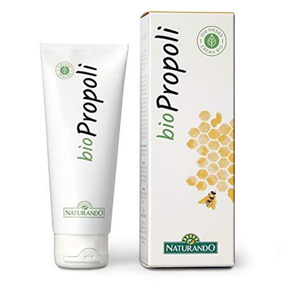 NATURANDO BIOCREMA PROPOLI 75ML Crema biologica cicatrizzante e disinfettante contro acne, eruzioni cutanee, scottature, ferite