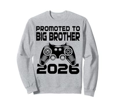 Promoted To Big Brother 2026 Baby Announcement Sibling Sweatshirt