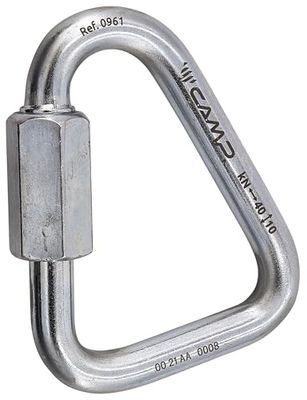 CAMP Unisex Delta Quick Link Z/Plaat 10mm - Gepolijste Karabijnhaak