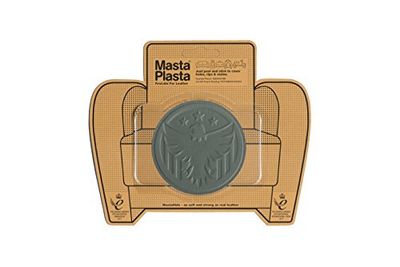 MastaPlasta Self-Adhesive Premium Leather Repair Patch - Grey Eagle 8cm x 8cm (3in x 3in). Your Quick and Easy Leather Repair Kit and Decoration for Sofas, Car Seats, Bags, Jackets, DIY