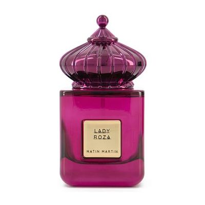 MATIN MARTIN Lady Roza perfumowana woda perfumowana dla kobiet, rabarbar, bergamotka, intensywna, rafinowana, arabska woda perfumowana