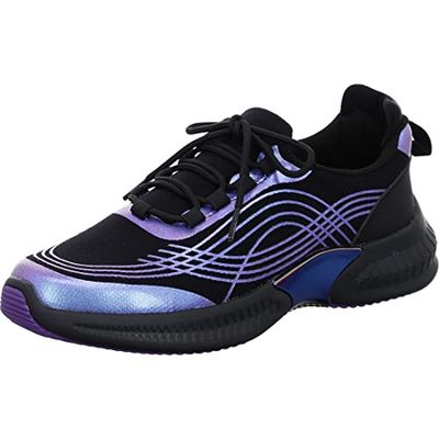 ara Women's Athens Sneaker, Black, 7 UK