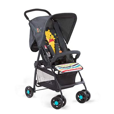 hauck Sport Carrinho de bebé leve desde o nascimento - cadeira de passeio reutilizável para crianças até 15 kg - carrinho dobrável ultraleve 5,9 kg - cesta grande até 3 kg - Disney Winnie Geo Multi