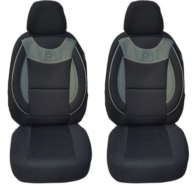 Housses de siège sur Mesure compatibles avec Toyota Auris E180 conducteur et Passager à partir de 2012-2019 - Couleur : G101