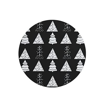 Questo Casa, Round Digital Printed Mouse Pad, Non-Slip Base, for Office and Home, Diameter:22cm