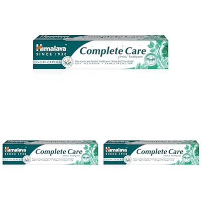 Himalaya - Pasta Dentífrica Cuidado Completo, Tubo 75 ml, con Fluoruro (Paquete de 3)