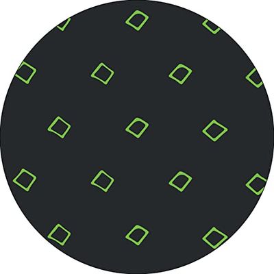 Bonateks, Runt digitalt tryckt musmatta, halkfri undersida, för kontor och hem, diameter: 22 cm