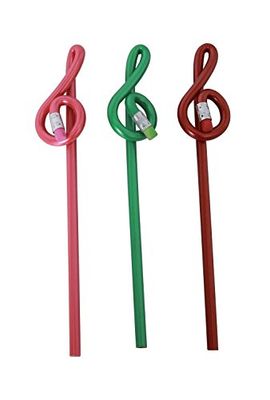GEWA Bleistift Violinschlüssel lila