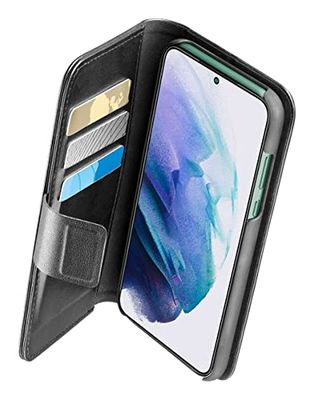 cellularline - Book Agenda - Samsung Galaxy S22 - Eleganza e funzionalità in un’unica soluzione - con tecnologia antibatterica Microban integrata