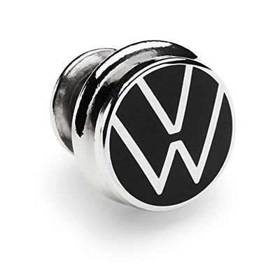 Volkswagen 000087000T - Pin con logotipo de Volkswagen, color plateado y negro