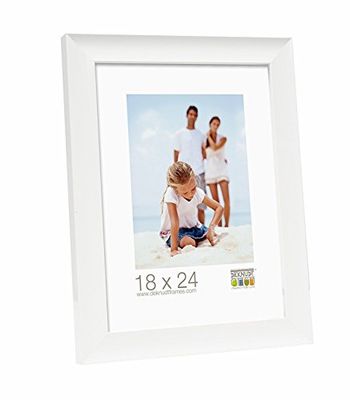 Deknudt Frames S43WK1 Cadre Photo Résine Blanc 20 x 28 cm