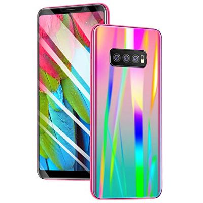 DUYER Smartphones, TeléFono MóVil 5.5 "Sistema Operativo Android 7.0 Desbloqueo De Huellas Dactilares Reconocimiento Facial 1G + 16G ResolucióN 1080X720 S11 Gradient Powder