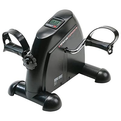 Ultrasport Mini Fiets 50 Zonder Handvat, arm en beentrainer, hometrainer, mini fiets, bewegingstrainer, LCD display met computerfunctie, Ideaal voor versterking, Max. Gebruikersgewicht tot 100 kg