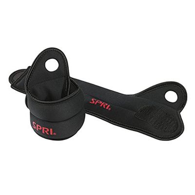 Spri Unisex Thumb Lock 1,8 kg Polsgewichten, Zwart, One Size
