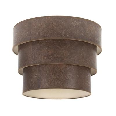 VoltShine Paralume sospeso - triplo schermo 50x40x28 cm, design ruggine, ideale per decorazione di interni, resistente e funzionale