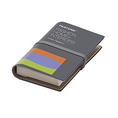 Pantone FHIC200A Cotton Passport - Single Value Cotton Colour Reference in a Portable, Folio-Style Accordion Format, Featuring a White mask for More Accurate Colour Evaluation